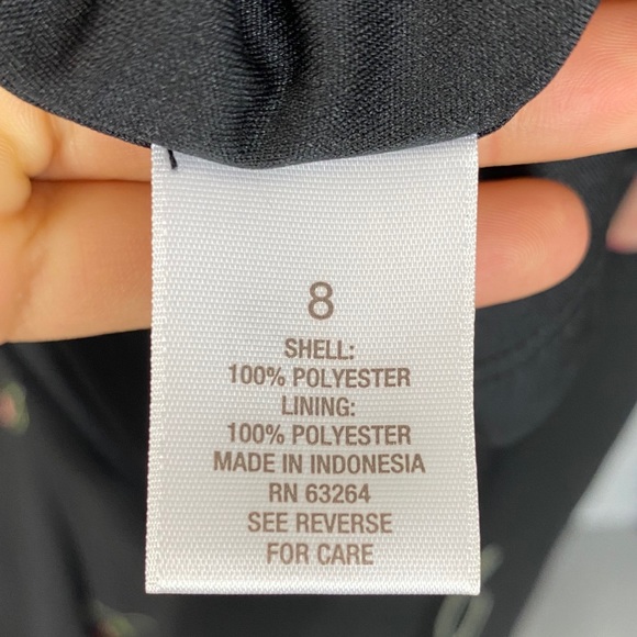 Beyond by Ashley Graham Floral Maxi Dress -Black - Picture 8 of 8